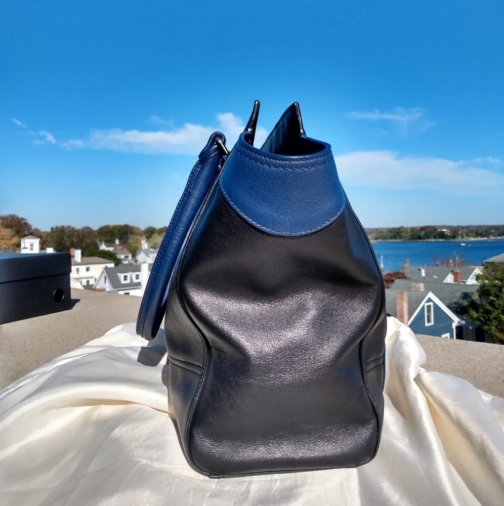 New, Coach Legacy Colorblock Candace Carryall - Picture 9 of 15